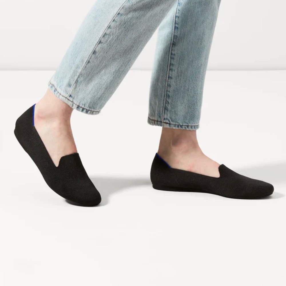Rothy’s The Loafer Round Toe Size 6.5 Black